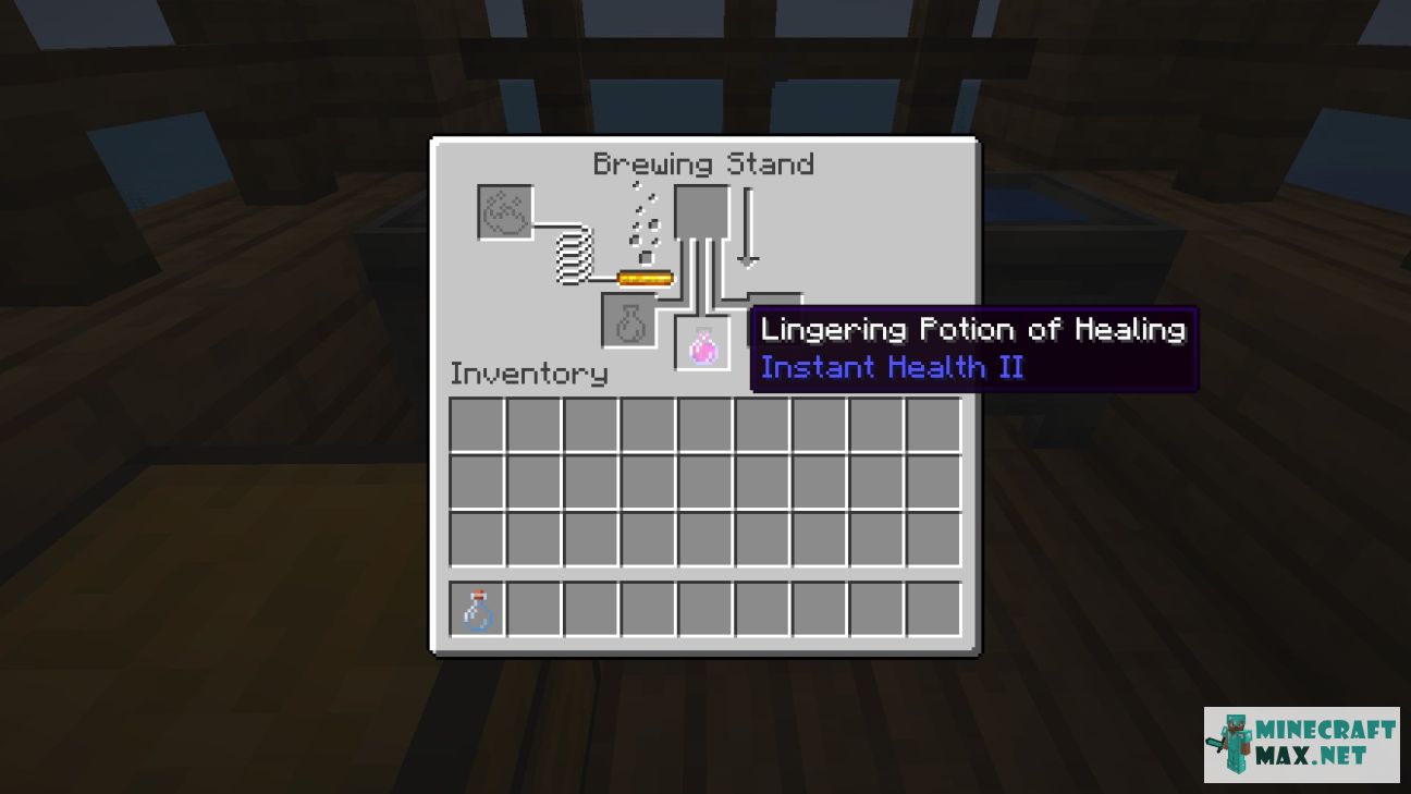 Lingering Potion of Healing II in Minecraft | Screenshot 1