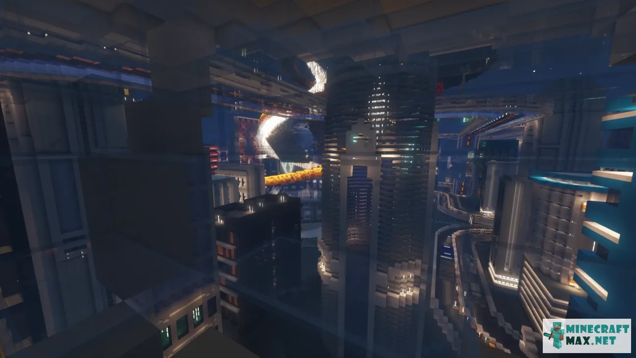 Futuristic City | Download map for Minecraft: 9