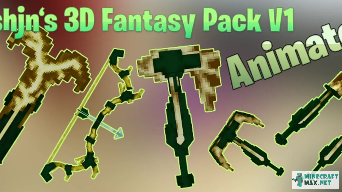 Pashjn's 3D Fantasy Pack V1 | Download texture for Minecraft: 1