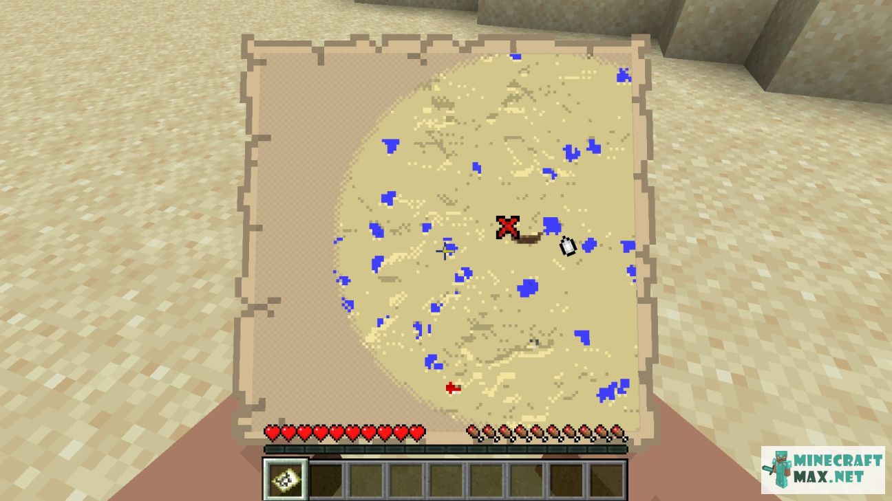 Buried Treasure Map in Minecraft | Screenshot 1