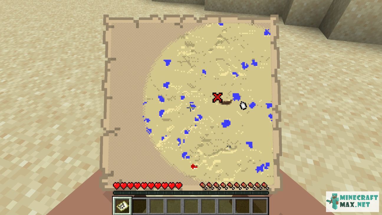 Buried Treasure Map  How to craft buried treasure map in Minecraft  Minecraft Wiki