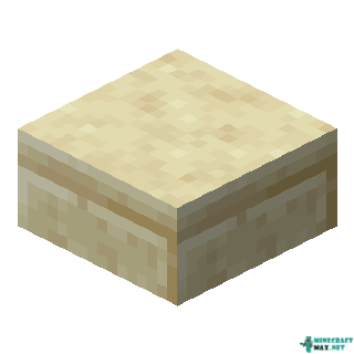 Cut Sandstone Slab in Minecraft