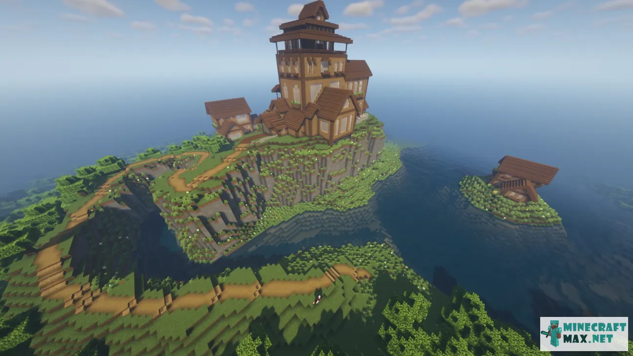 Cliffside Mansion | Download map for Minecraft: 1