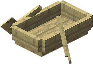 Birch Boat in Minecraft