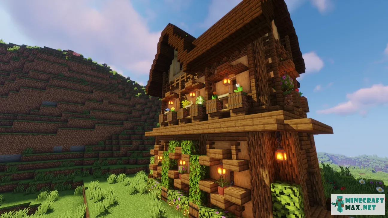 Large wooden house #02 Minecraft Map