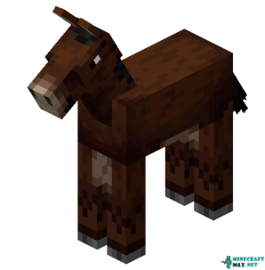 Mule baby in Minecraft