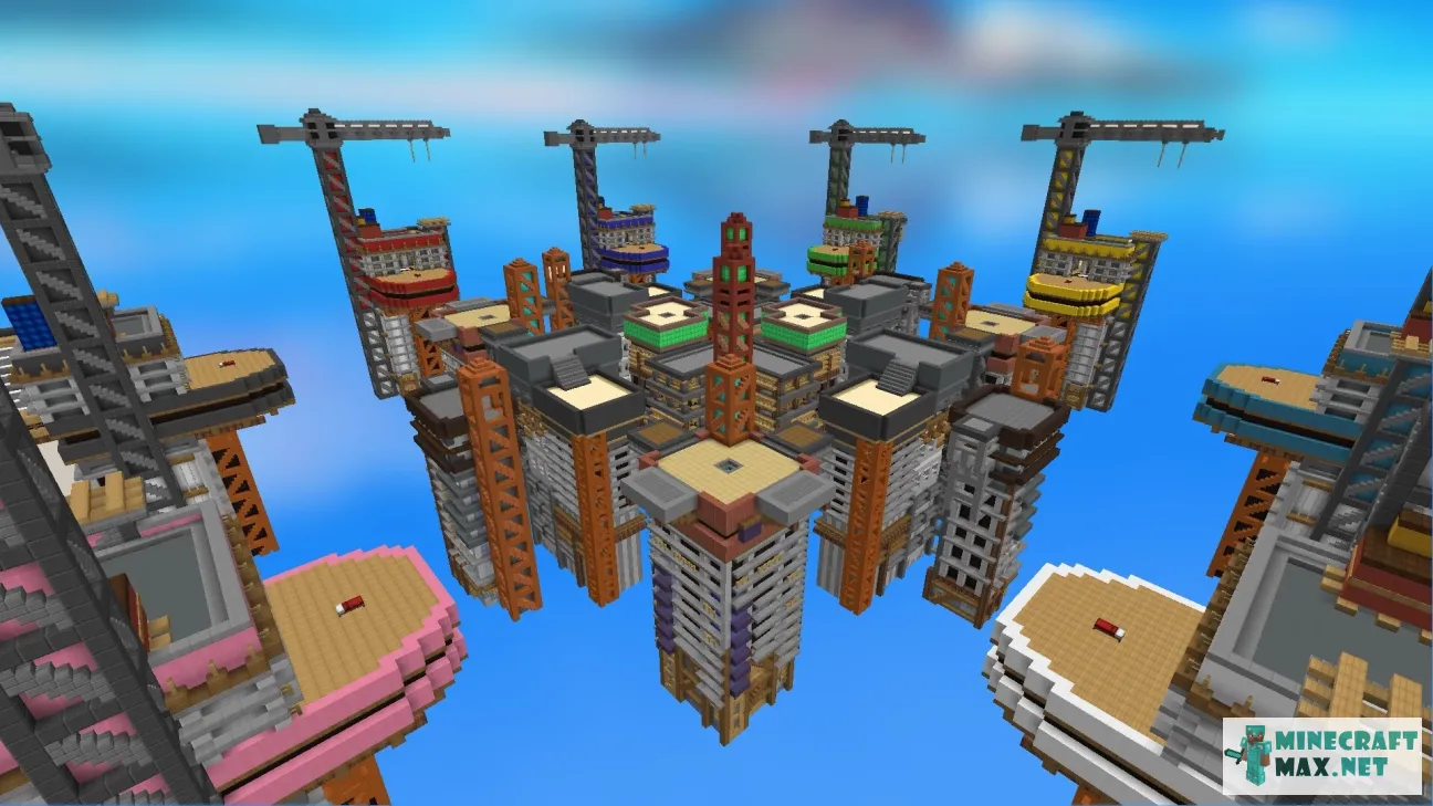 Sky Rise | Download map for Minecraft: 1