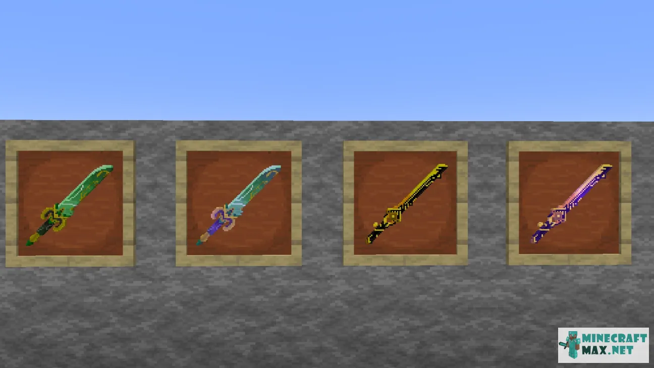 Texture Genshin Impact Sword Pack