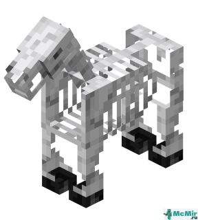 Лошадь-скелет в Майнкрафте