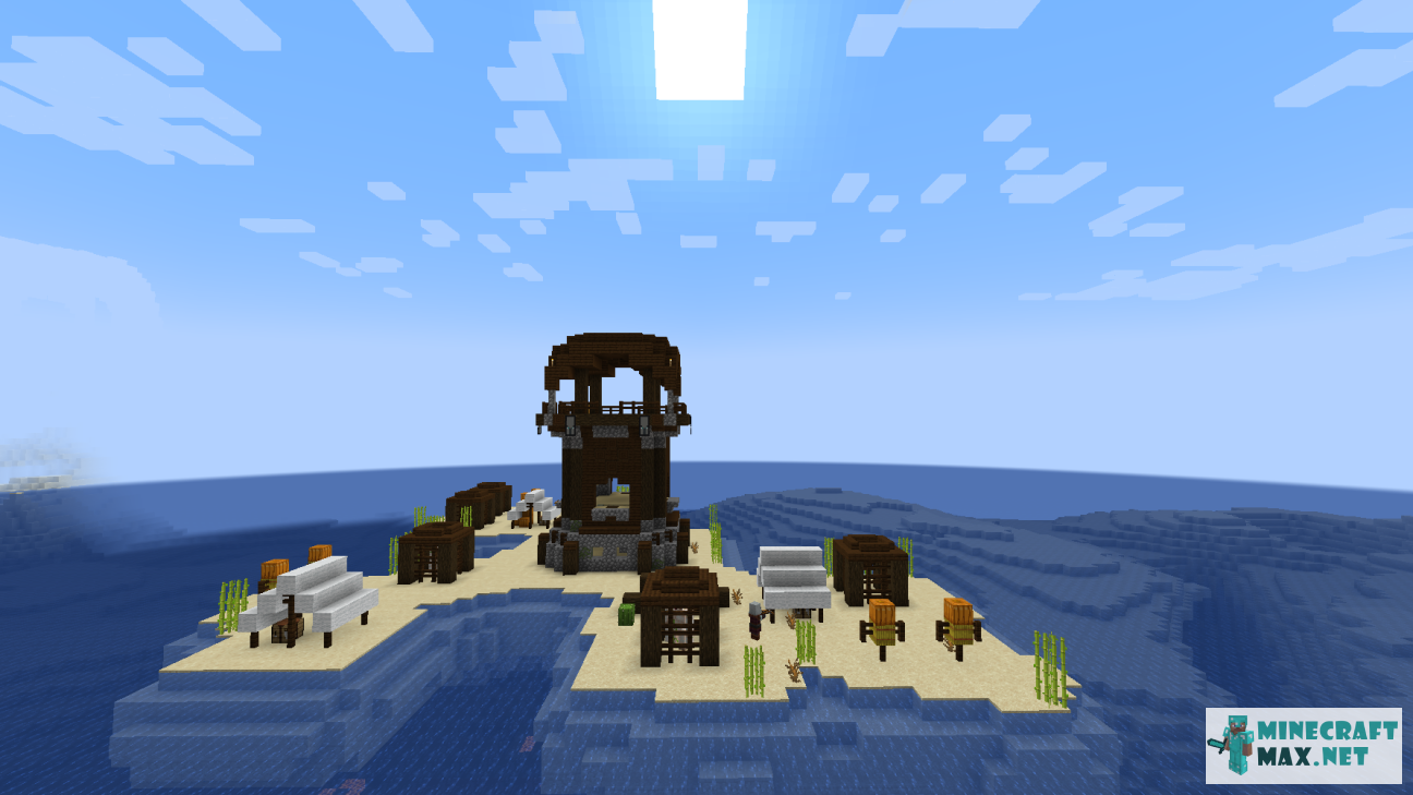 Pillager outpost | Download map for Minecraft: 1