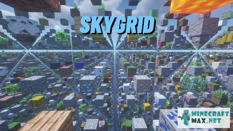 Sky net | Download map for Minecraft: 1
