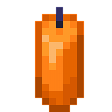 Orange Candle in Minecraft
