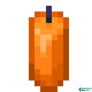 Orange Candle in Minecraft