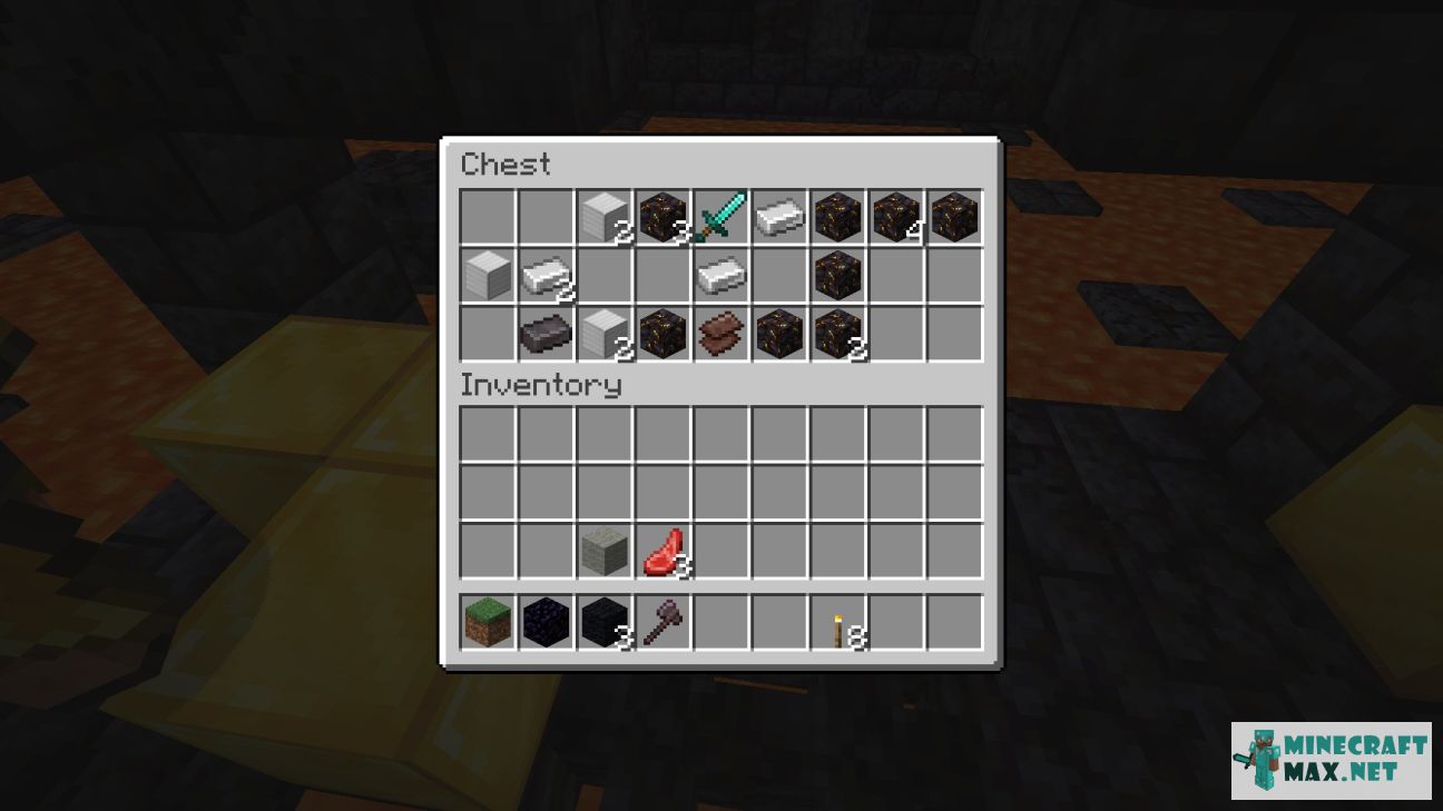 Black gem in Minecraft | Screenshot 3077
