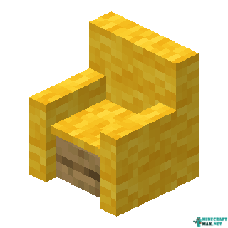 Yellow Sofa in Minecraft