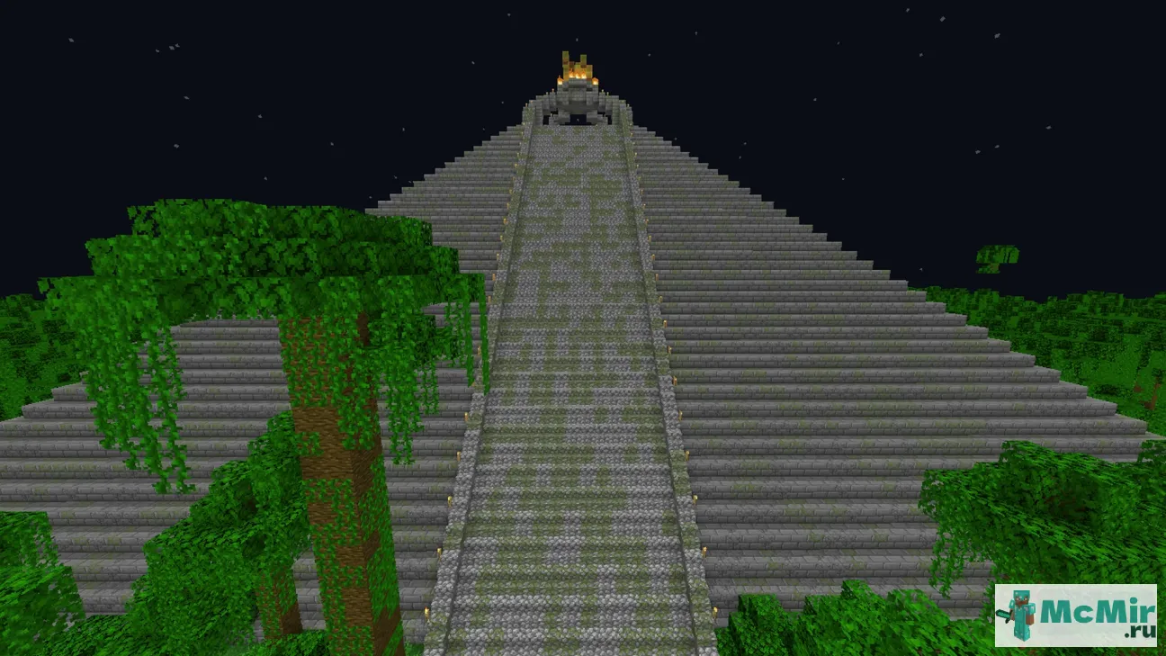 Карта Паркур Пирамида | Скачать карту Майнкрафт: 1
