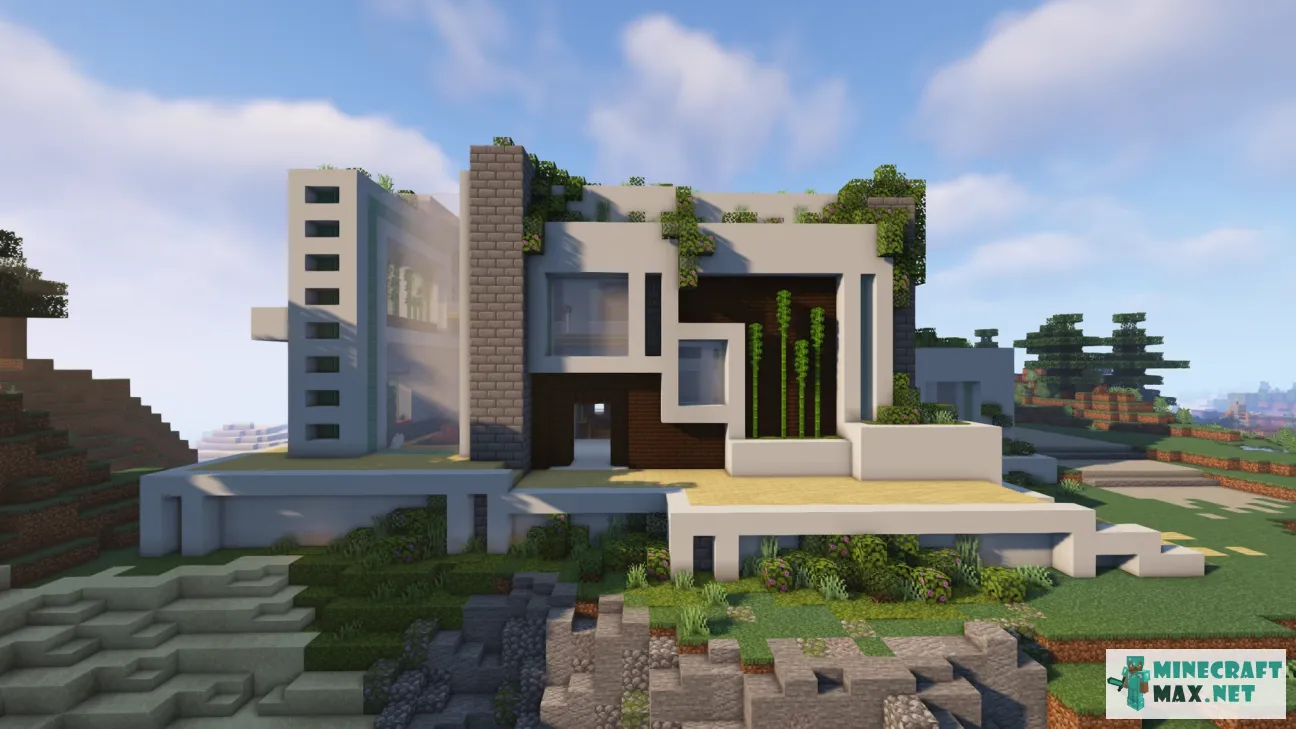 Modern Mansion (v2) | Download map for Minecraft: 1