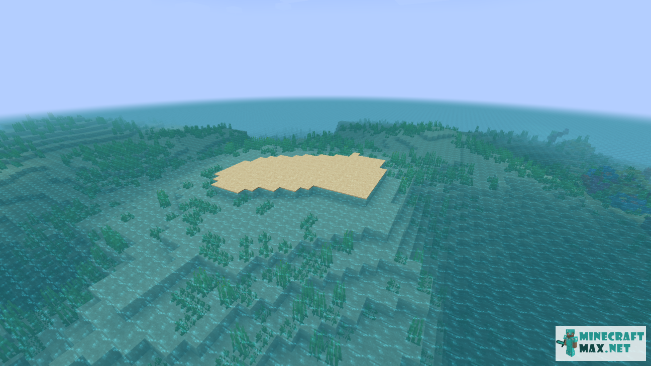 Island in the warm ocean | Download map for Minecraft: 1