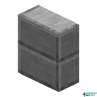 Vertical Smooth Stone Slab in Minecraft