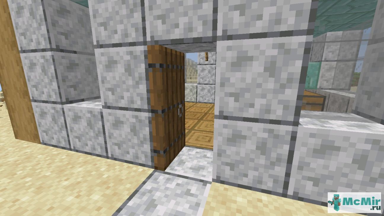 Как сделать еловую дверь в Майнкрафт | Screenshot 2