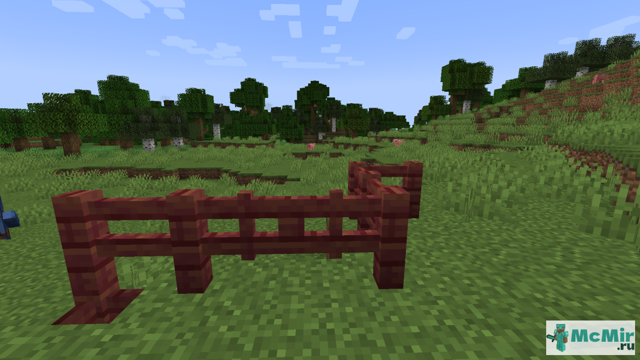 Как сделать мангровый забор в Майнкрафт | Screenshot 2