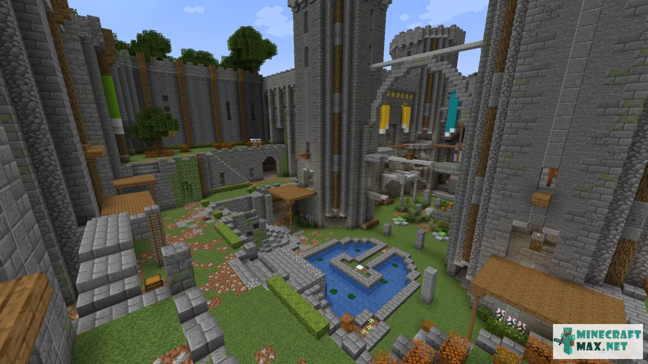 MINECRAFT Legacy Console edition: Battle Mode Remastered: Castle | Download map for Minecraft: 1