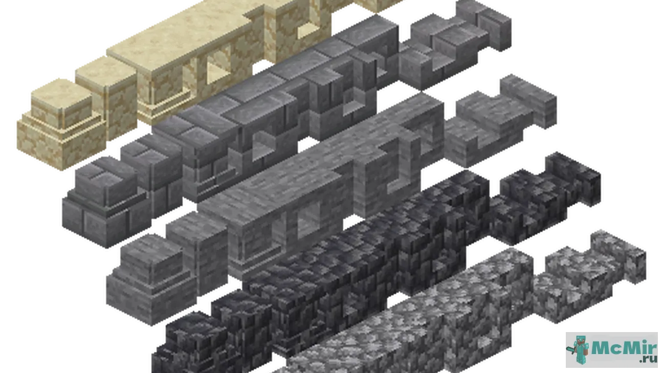 Мод Новые блоки для стройки | Скачать мод для Minecraft: 1