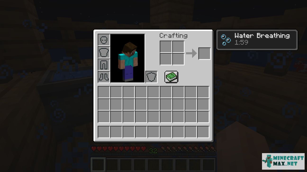 Lingering Potion of Water Breathing (long) in Minecraft | Screenshot 1