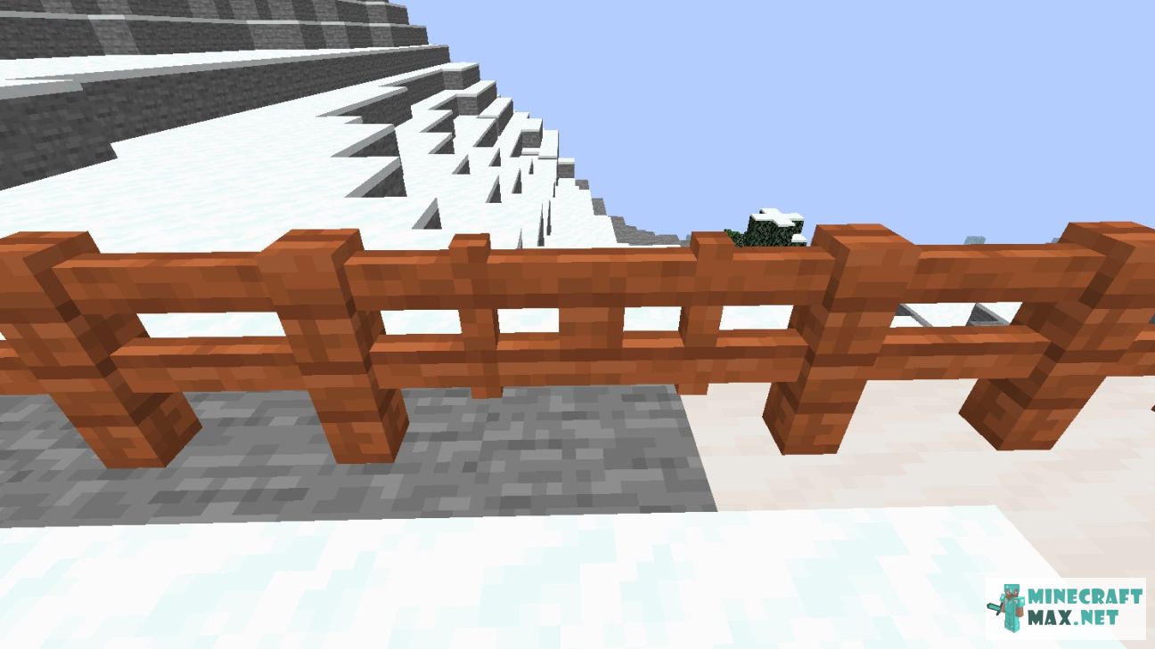 Acacia Fence Gate in Minecraft | Screenshot 1