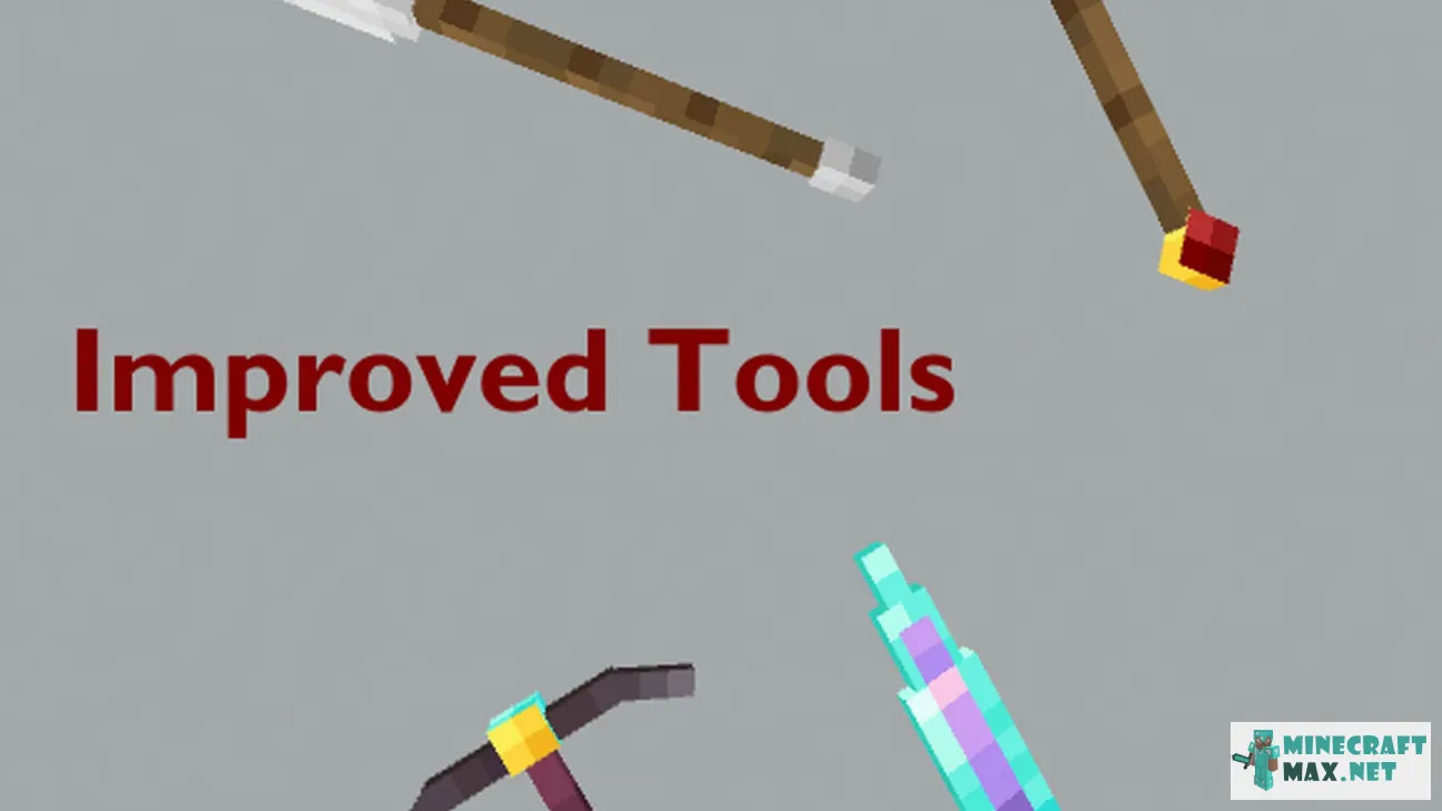 Improved Tools 3D | Bedrock Tweaks | Download texture for Minecraft: 1