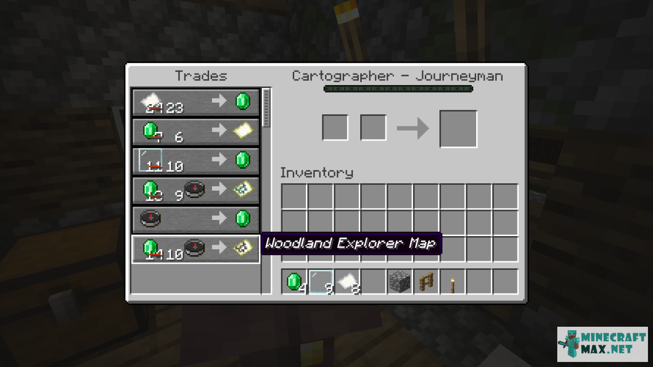 Trades with villagers in Minecraft | Screenshot 2
