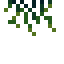 Green Glowing Vine in Minecraft