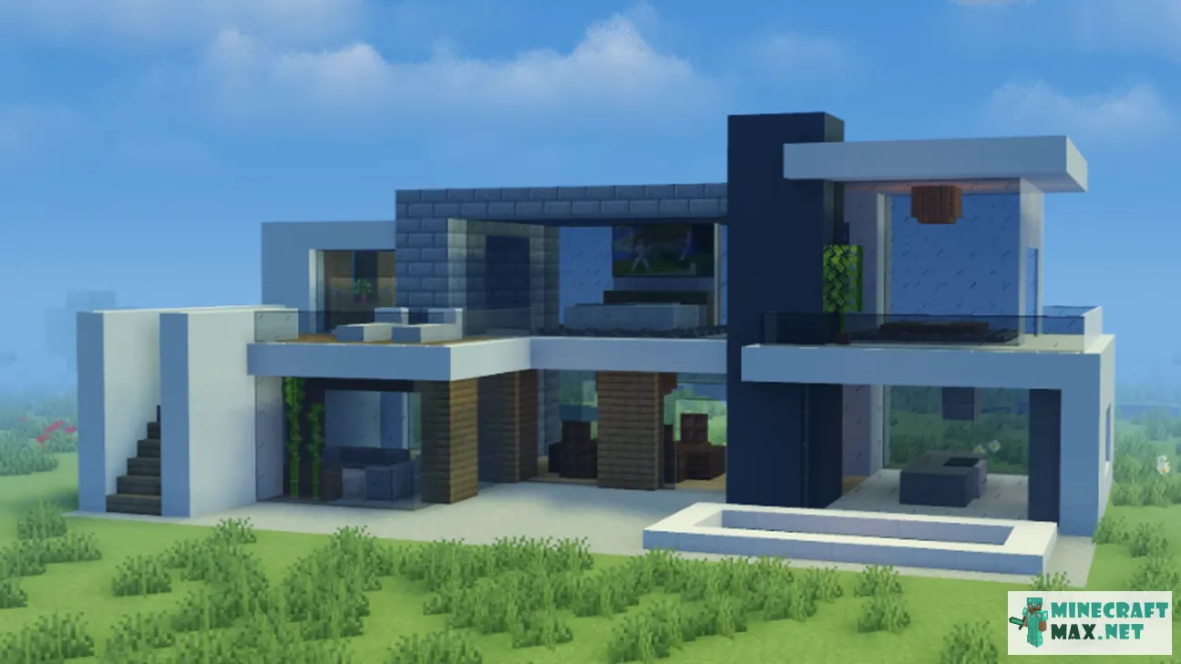 Small Modern House | Download map for Minecraft: 1