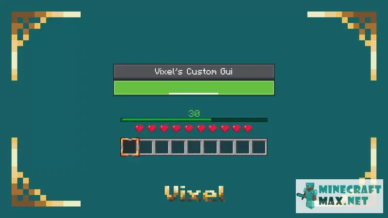 Vixel's Custom GUI V1.0 | Download texture for Minecraft: 1