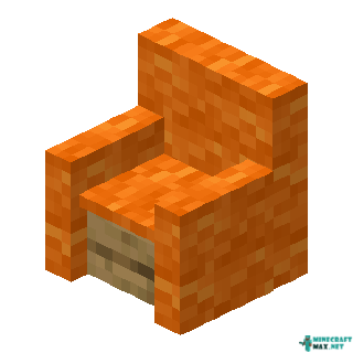 Orange Sofa in Minecraft