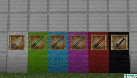 Текстура Набор световых мечей | Скачать текстуру для Minecraft: 1