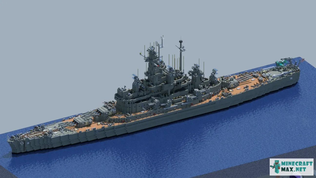 USS South Dakota | Download map for Minecraft: 1