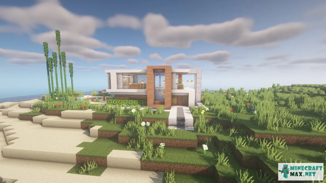 Modern Beach House | Download map for Minecraft: 1