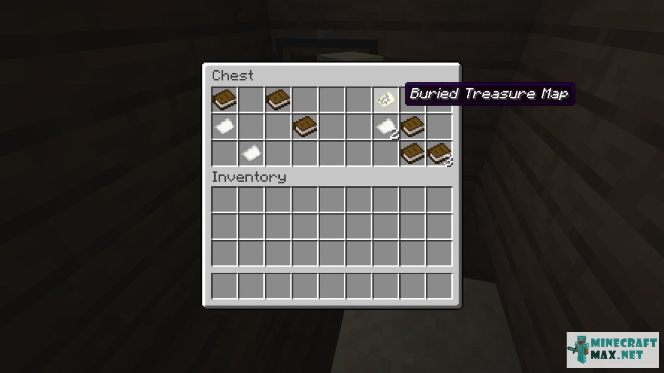 Buried Treasure Map in Minecraft | Screenshot 2