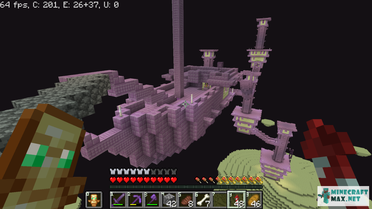 Quests Find Ender's ship for Minecraft | Screenshot 1