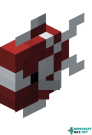 Red Cichlid in Minecraft