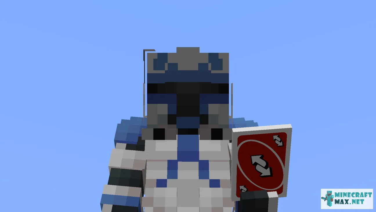 UNO™ Reverse Card - Totem of Undying (Blue) Minecraft Texture Pack