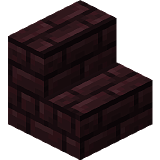 Как сделать ступени из незерского кирпича в Minecraft