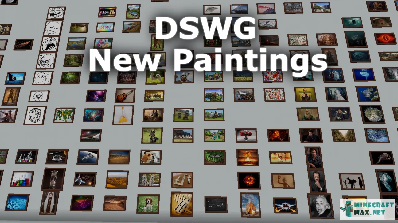 DSWG New Paintings 1.13 | Download texture for Minecraft: 1