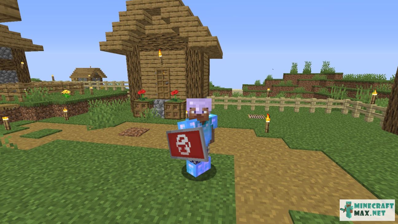 Red Shield in Minecraft | Screenshot 2