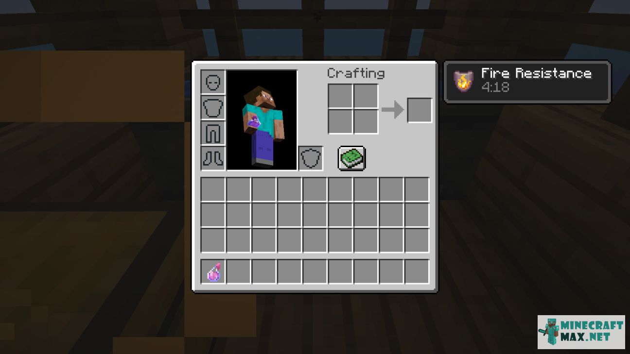 Splash Potion of Fire Resistance (long) in Minecraft | Screenshot 3