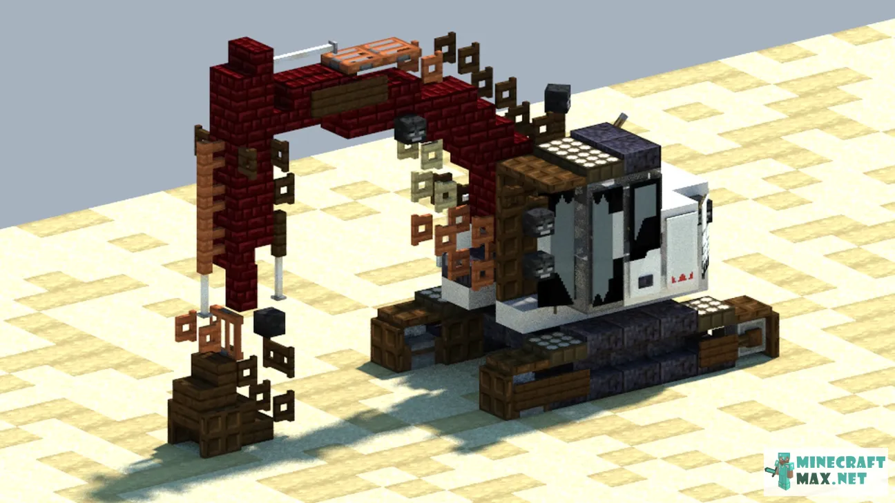 Link-Belt 145 X3 Spin Ace, Excavator | Download map for Minecraft: 1