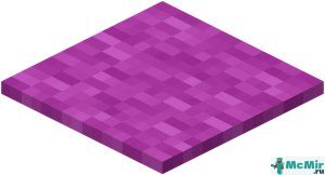 Пурпурный ковёр в Майнкрафте