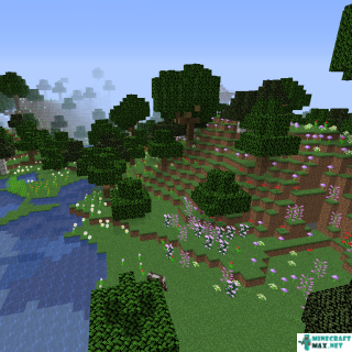 Flower Forest in Minecraft