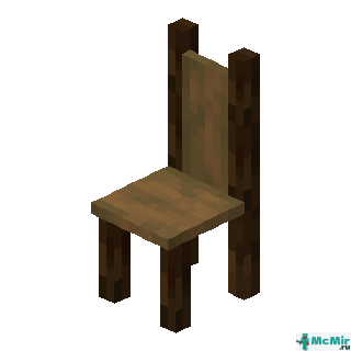 Spruce Chair в Майнкрафте